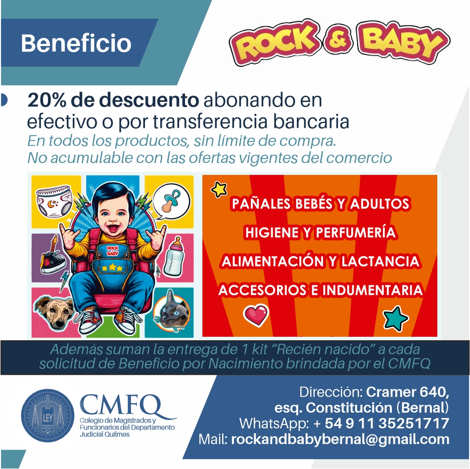 20% de descuento en pañalera 